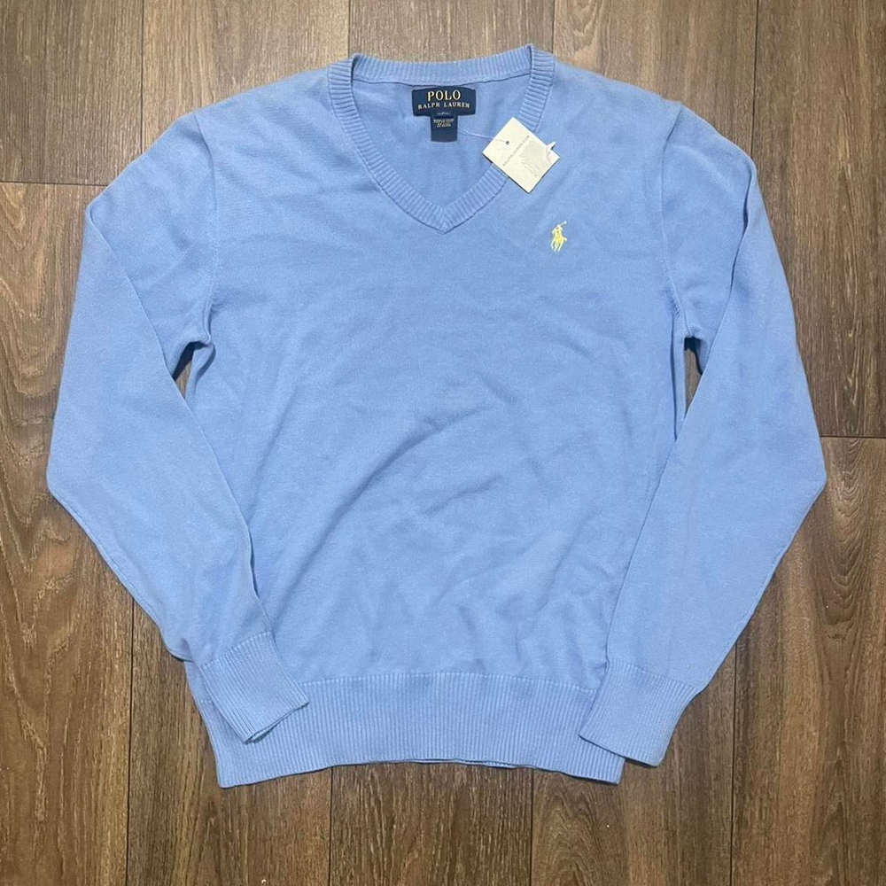 Polo Ralph Lauren V-neck sweater w/tags size L in children